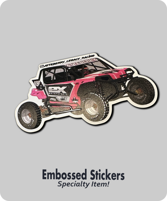 Embossed Diecut Stickers