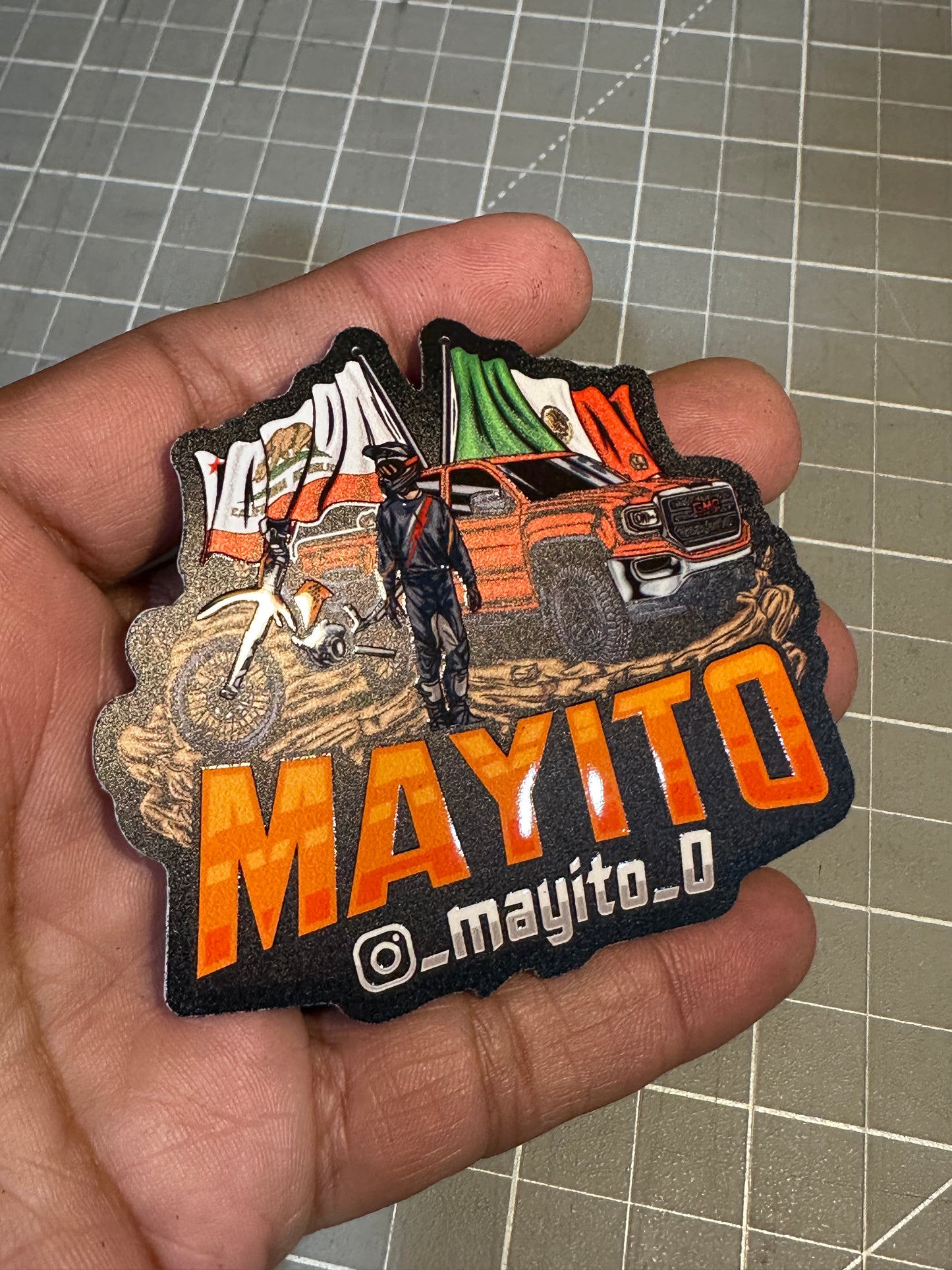 Embossed Diecut Stickers