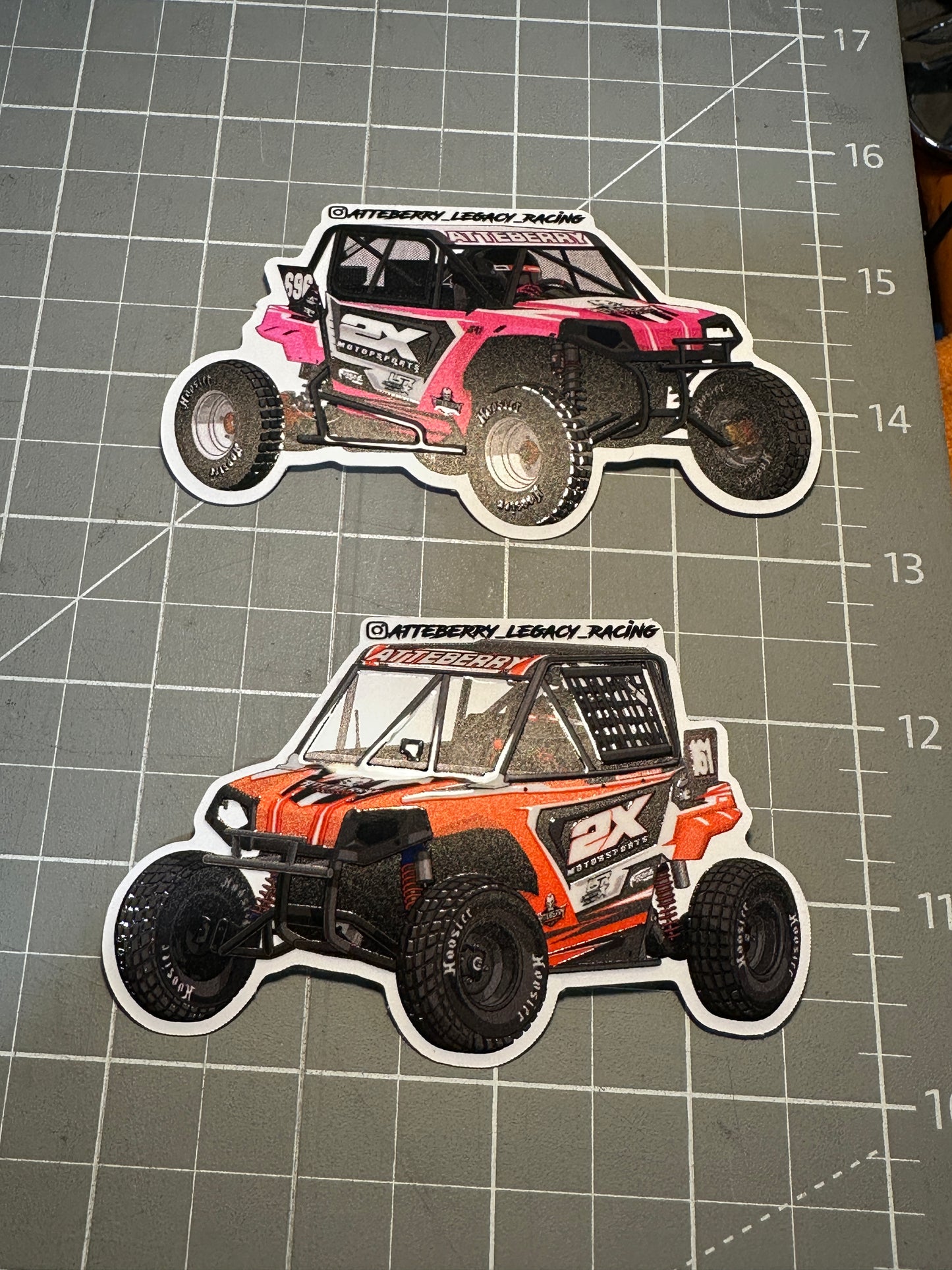 Embossed Diecut Stickers
